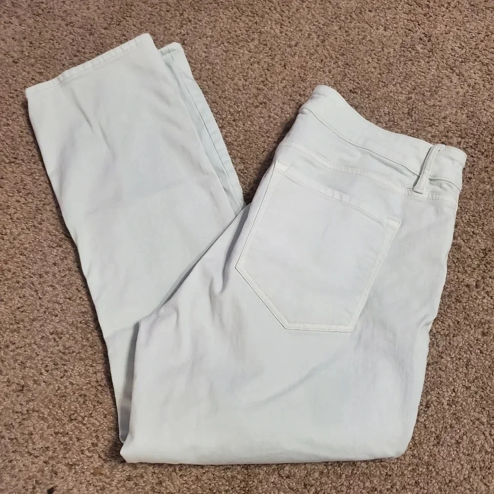 Ann Taylor Loft Women's Curvy Kick Crop Jean 30/10